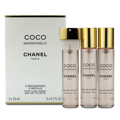 chanel coco mademoiselle eau de parfum twist and spray refill|Chanel Coco Mademoiselle online order.